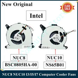 Pads LSC New Original CPU Cooling Fan For Intel NUC8I7BEH NUC8 NUC10 I3/I5/I7 Computer Fans BSC0805HA00 NS65B01 19E01 DC05V 0.60A