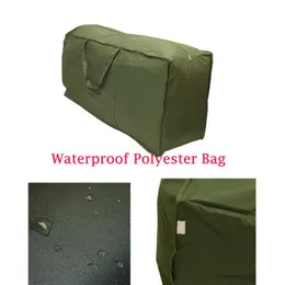 Duffelpåsar lager stor vattentät polyesterdyna / julgran förvaringspåse 3 storlekar avslappnade multifunktion resor unisex handväska