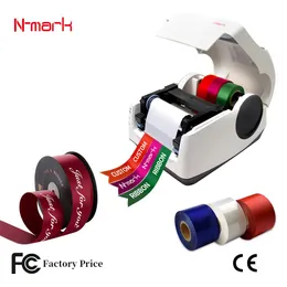 Принтеры Nmark Multi -Color Fabric Satin Ribbon Printing Machine Satin Ribbon