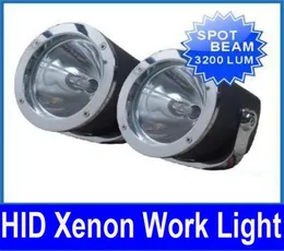 2pcs 55W 5quot Hid Xenon Work Light Spot Beam Head Lamp Vehicle BollB SUV ATV Truck WBUTT IN BALLASTS2120543