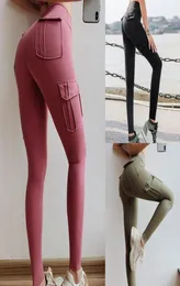 Salspor Women Yoga Pants High midjestil Sport Leggings Gym Slim Fit Pocket Sweatpants Outdoor Running Fitness Pants3009800