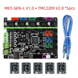 Scanning Makerbase MKS Gen L V1.0 3D Printer Parts Control Board Support TMC2209 2208 Uart Mode Gen L For Sidewinder X1 Ramps1.4