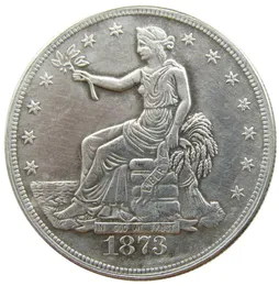 90 Silver US Trade Dollar 1873PSCC NEWOLD COLOR Craft Copy Coin Brass Ornaments home decoration accessories7547117