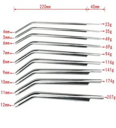 RUNYU 260 mm Edelstahlkatheter mit glattem Kopf, Harnröhrendilatatoren, Harnröhrensound, Penisplug, Dehnungsgeräusche, männliches Geschlecht, 3067288