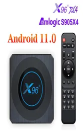 X96 X4 Android 110 TV BOX Amlogic S905X4 4GB 32GB 64GB Quad Core 24G 5G Dual Band WIFI BT 8K Media Player Set Top Boxes3676022