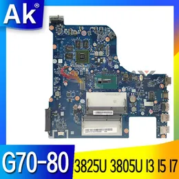 レノボアイデアパッドG7080ラップトップマザーボードメインボードNMA331 3825U 3205U 3558U 3805U I3 I5 I7 CPU V2G GPUのマザーボード用マザーボード