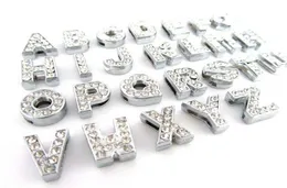 CHEAP 260PcsLot DIY Slide Letters With Rhinestone Charms For 10mm 8MM Pet Dog Collars 4495822