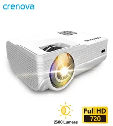 CRENOVA HD MINI Projector 1280x720P Video Beamer 3000 Lumens 3D Cinema Support 1080PHDINUSBOptional Android Version7741480
