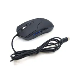 Möss 3D Typ C Wired Mouse Gaming Mouse Silent Ergonomics Optical Mouse 2400 DPI Computer Mouse Gamer för PC/Laptop/Desktop