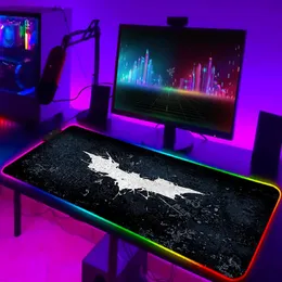 Spoczywa myszy LED Batmans Anime Myse Pad Extended Pad Akcesoria