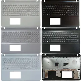 Frames New US/Russian/Spanish Keyboard For Sony Vaio SVF15 SVF152 SVF151 FIT15 SVF153 SVF1541 SVF152A29V With Palmrest Upper Cover Case