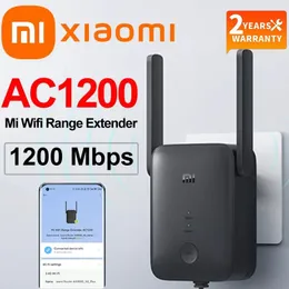 Routers Global Xiaomi AC1200 MI WiFi Router Range Extender 2.4 GHz och 5GHz Band 1200 Mbps Highspeed WiFi Make Hotspot Repeater Network