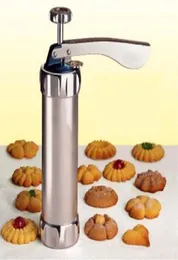 Cookie Press Machine Biscuit Maker Cake Making Decorating Gun Kitchen Aluminium Icing Set T2005243211172