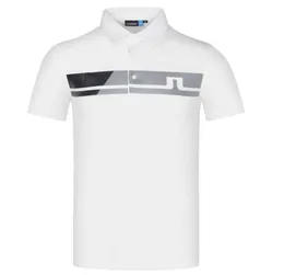 T-shirt da golf manica corta da uomo nuova primavera estate bianca o nera Abbigliamento sportivo Camicia da golf per il tempo libero all'aperto SXXL in scelta ship1561303