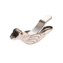 Utensili per frutta e verdura Clip per limone Spremiagrumi manuale Forma di uccello Acciaio inossidabile Agrumi Tenuto in mano Bar da cucina Drop Delivery Giardino domestico Di Dh8Vx