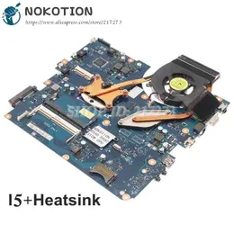 Placa -mãe Nokotion Bremenm para Samsung R580 NPR580 Laptop Motherboard I5+Radiator em vez de para Samsung R540 NPR540 R530 Placa -mãe