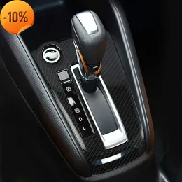 New For Nissan Kicks 2016-2020 ABS Carbon fiber Gear Shift Box Cover Trim Sticker Decoration Frame Interior Accessories Car Styling