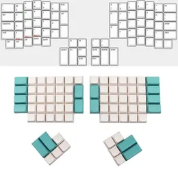 Combos Customized PBT Blank Keycaps XDA Profile No Engraving for Key Cover Replacement for Ergodox Mechanical Keyboard DIY B36A