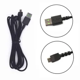 Combos Langlebige Nylon geflochtene USB -Mauskabellinie für Razer Mamba Wireless Maus Ladegerät Datenkabel USB -Kabel Kurzmau