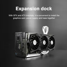 Станции TH3P4G2 Thunderbolt GPU PCIe 16x видеокарта Док -ноутбук на внешнюю графическую карту для MacBook Notebook PD 40 Гбит / с Thunderbolt 3 4