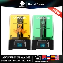 مسح anycubic 3D الطابعة الفوتون M3 LCD UV راتنجات ضوئية مع 7.6 "