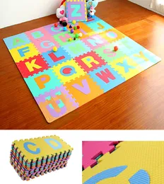 Dywan EVA 36PC Liczby alfabetowe Eva Floor Play Mat Baby Room ABC Pizzy Puzzle Wodoodporna Wodoodporna 155155CM Multi Nov1 Y2004167426348