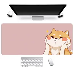 Pads 80 cm * 30 cm verdicken großes Mauspad niedliches Cartoon-Rosa großes Mauspad XXL Tastaturmatte Laptop Computer Gamer Schreibtisch rutschfestes Kissen