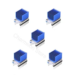 Scanning 5 pcs 3D Printer TMC2209 V3.0 Stepper Motor Driver Module with Heat Sink Mute Drive Microsteps for 3D Printer Controller Boards