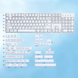 Combos KBDFANS WOB/BOW PBT Doubleshot KeyCaps Fit 61/63/64/67/68/84/96 Keys och HHKB Layout för mekanaltangentbord