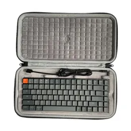 Acessórios Caixa de armazenamento de proteção para NIZ Keychron K1 K2 K3 K4 K5 K6 K7 K8 K10 K12 K14 C1 Q1 Q3 Bolsa de teclado mecânico