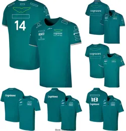 2022-2023 Aston F1 3d Printing T-shirts Mens Womens Sport Fashion O-neck T-shirts Kids T-shirt Formula 1 Racing Team Motorsport Polo Shirt