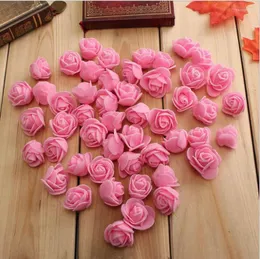 Decorative Flowers 50PCS Artificial Flower Head Handmade DIY Wedding Home Decoration Multi-use PE Foam Rose