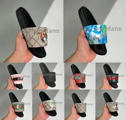 Mens Summer Designers Slides Womens Slippers Fashion Luxurys Floral Slipper tigers rubber slide sandal6833249