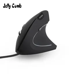 Mice Jelly Comb Optical Vertical Mouse Wired Ergonomic Mice 3200DPI 7 Button Wrist Rest Protect Game Mice For PC Laptop