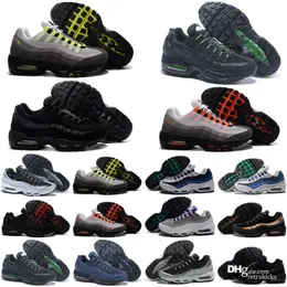 95S Running Sneakers Ultra Mens Air95s TT rocznica OG Neo Trainer Triple Black White Sole Grey Blue Cholenne Outdoor Chaussures Maxes Sneakers
