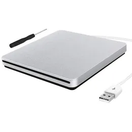 Drives Super Slim External Slot in DVD RW Enclosure USB 2.0 Case 9.5mm SATA Optical Drive For laptop Macbook without Driver