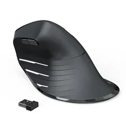 Möss Seenda Bluetooth Ergonomic Mouse BT1+BT2+2,4G trådlös vertikal mus 1000/1600 / 2400 DPI -möss för bärbar dator MAC OS