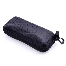 Sunglasses Cases Portable Honeycomb Case Anti Zipper Glasses Storage Box Keychains Drop Delivery Fashion Accessories Eyewear Dhtsy