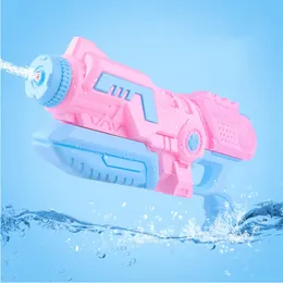 Gun Toys grande puxar a pistola de água rosa Toy Kids Beach Swirt Swim Summer Pool Festa ao ar livre 230526