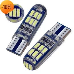 새로운 2PCS 15LED W5W T10 LED CANBUS NO ERROR 5W5 12V 3W Super Bright Car Interior Side Light 194 4014 SMD Auto Bulb White Amber Red