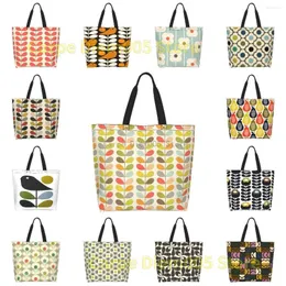 Shopping Bags Women Shoulder Bag Orla Kiely Large Capacity Grocery Tote For Ladies