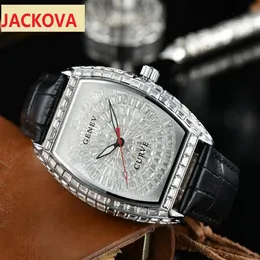 Top masculino designer clássico Iced Out Watches Luxury Men assista de relógios de pulso de quartzo Montres hommes cronógrafo Relojes Hombre Big Diam258x