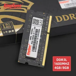 RAMs KingSpec memoria ram ddr3 DDR3L 4GB 8GB 1600mhz 204 Pin para computadora portátil Intel ddr3L 1.35V accesorios de computadora portátil ddr3 notebook