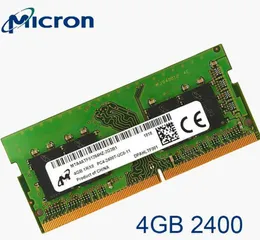 RAMS MICRON DDR4 4GB 2400 MEMORIA RAMS 4GB 1RX16 PC42400T DDR4 노트북 RAMS 전체 호환 가능