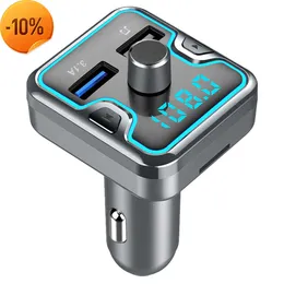 New Car Bluetooth-compatible Fm Transmitter Wireless Adapter Modulator Car Radio MP3 Player Handsfree Qc3.0 USB Charger Adapter