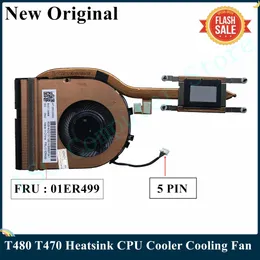 Pads LSC Nytt original för ThinkPad T480 T470 Smattor CPU Cooler Cooling Fan UMA Integrated Graphics 01er498 01AX926 01er499 01er497