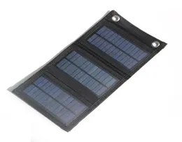 Bolsa de cargador de panel solar plegable de 5W Cargador solar portátil de salida USB de 5V para dispositivo de 5V a prueba de agua1393411