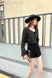 Women's Jackets designer n New 2023 spring jacket Fashion autumn winter ins CC tweed Leisure Spring Coats cardigan birthday Christmas Day Gift 9BE6