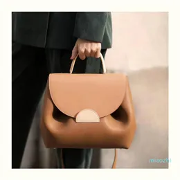 Tote Bags Women Polene Handbags Genuine Leather Shoulder Messenger Bag Female 2021 Fashion Daily Totes Lady Elegant Handbag2483