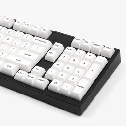 Accessories KAT Alpha pure white Dyesub keycap blank 40S 68 87 104 Mechanical keyboard Ergodox